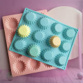 Pikkukuva 5 / 5: IC 12 hålrumsbricka Mould Mini Cupcake Cookie Baking Mo Green