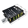 Miniatyrbillede 2 af 5: IC Bluetooth Forstærker Stereo Board 100wx2 Bluetooth Amp Forstærker