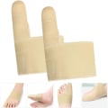 Miniatyrbild 5 av 5: 2 st Tåskydd Andas Tåavskiljare Återanvändbar Hammer Toe Corrector för Tåknöl