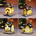 Miniatyrbild 5 av 5: IC LED Julhus Upplyst Julby Jul D