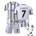 Pikkukuva 1 / 2: IC Nya 22-23 Juventus F.C. Jalkapallosetti Jalkapallopaita CNMR VLAHOVIC 7 Lapset 24(130-140) VLAHOVIC 7 Lapset 24(130-140)