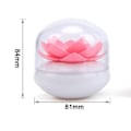 Miniatyrbillede 5 af 5: IG Bomuldspind Organizer Lotus Form Vatpind Kosmetisk Opbevaring Rosa