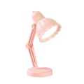 Miniatyrbilde 1 av 3: IC Vikbar rosa mini magnetisk nattlampe skrivebord bærbar skrivebord øyevern små kronblad leser varm farge LED-bordlampe