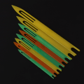 Miniatyrbillede 3 af 11: 8 stk/sæt fiskenet nål reparation netline plastskyttel reparation vævning
