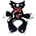 Miniatyrbillede 1 af 5: IC Poppy Playtime Plysch legetøj Huggy Wuggy Dukke sort sort CNMR sort