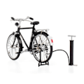 Miniatyrbillede 2 af 4: IC Miniatyr vintage cykel modell kit, barn leksak svart (DIY)