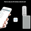 Pikkukuva 4 / 5: 4G LTE langaton USB-tikku Mobiililaajakaista 150 Mbps Modeemitikku valkoinen