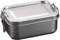 Matboks i 304 rustfritt stål, avtakbare rom, lekkasjesikker silikonforsegling, for skole, kontor og reise, 500 ml