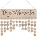 Träfödelsedagspåminnelsekalender Plack Skylt Styrelsen Vägg