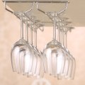 Miniatyrbillede 5 af 5: Vinglasstativ Under Skab Enkelt Skinne Vinglasholder Stemware Holder 27cm