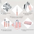 Miniatyrbild 5 av 5: Nagelset, Resor Mini Nagelklipparset Pedikyrvårdsverktyg, 10 st Rostfritt Stål Grooming Kit