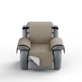Miniatyrbillede 4 af 4: IC Vandtæt og skridsikker sofaovertræk med elastiske bånd Vaskbart sofaovertræk kaki Small Recliner Sofa Cover