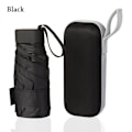 Miniatyrbillede 2 af 10: Foldbar Ultra Let Mini Paraply SORT black