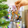 Miniatyrbillede 1 af 5: Hjemmeindretning 1 stk. julepynt ophængsdekoration gaveprodukt personlig familie jern brandbil, gravemaskine, gravemaskine ophæng D none