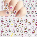 Miniatyrbild 1 av 2: Söta Cartoon Nagelkonst 3D Hello Kitty Nagelkonst Självhäftande Nagel