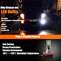 Pikkukuva 4 / 10: Bil LED-dimljuslampor H8/H11 Dagsljus DRL 60W 6000K Vit 1 st