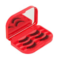 Miniatyrbillede 1 af 5: Lösögonfransar Opbevaringsboks Etui RØD Red