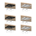 Miniatyrbilde 2 av 4: 2 stk Hengevinstativ Stativ Kopper Hylle Organizer