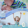Miniatyrbild 3 av 5: IC Väckarklocka, LED-väckarklocka för barn, USB-laddningssäckarklocka, multifunktionellt justerbart nattljus Countdown Girl Boys Blue