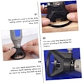 Miniatyrbillede 4 af 5: IC Bitar Sæt Power Roterende Positionsindstiller Slibning Fræsning Til Snidning Horn Grinder Cover Bor Justerbar Tilbehør