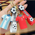 Miniatyrbillede 2 af 5: VM 2022 stjärntröja nøglering fodbold nøglering vedhæng - Portugal nr. 7 Ronaldo (5 stk) IC