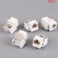Pikkukuva 1 / 5: IC 5 ST RJ45-kontaktinformationsuttag Datoruttagskabel Ad White