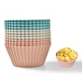 Miniatyrbild 3 av 5: IC 12/24st Rundt bröd Silikonbricka Tårtform Bakeware Form Kitch 24PCS