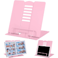Miniatyrbillede 1 af 7: Foldbar og justerbar metal bogreol bogkasse iPad, tablet, opskrift, skrivebord