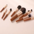 Miniatyrbillede 3 af 5: 9 stk. Protable Makeup Børster Sæt Mini Blush Kosmetiske Øjenbryn Ey 9PcsBrushBox