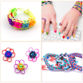Miniatyrbillede 4 af 5: IC 600 stk. Loom Bands, Loom Bands Starter Kit DIY Gummibånd Håndværkskasse til DIY-fremstilling af Armbånd til Børn