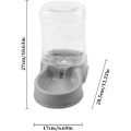 Miniatyrbilde 4 av 5: IC Automatisk Vannbeholder for Katt 3,5L Lekkasikkert Automatisk Vannfat Avtakbar Matstasjon for Små og Mellomstore Kjæledyr