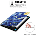 Miniatyrbild 5 av 5: IC-fodral för helt nya Kindle 2019, slimmat fodral med automatisk sömn/vakningsfunktion, målat fodral (10:e generationen 2019) - Stjärnhimmel
