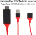 Pikkukuva 3 / 7: USB-HDMI-sovitinkaapeli - Videosovitinkaapeli - Type-C-HDMI - 1080p - USB-uros, ompelu