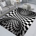 IC Rektangulær vision C vision tæppe 50 * 80 CM stue soveværelse tebord tæppe 3D geometrisk illusion gulvtæppe