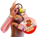 Miniatyrbillede 1 af 5: IC Sød Nøglering - Kawaii Dyr Nøgleringe Vedhæng Bilnøglering Rygsæk Charms Gave til Børn Kvinder