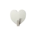 Wall hook with sticker, 6 self-adhesive hooks, stainless steel