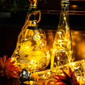 Miniatyrbild 2 av 5: 6-pack solvinflaskelampor, Toifucos 2M 20 LED-lampor Solsträng Fairy Lights utomhus vattentät sol Diamond Cork Lights