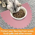 Miniatyrbild 5 av 5: IG Silikonmatta för husdjursfoder Hund Katt bordstablett matta, halkskydd