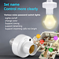 Pikkukuva 3 / 5: IC 1st Offline Intelligent Röstlampa Huvuduttag Adapter E27 LED-lampa