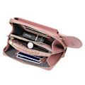 Miniatyrbild 2 av 5: IC Väska Mjukt PU-läder Kvinnor RFID-blockerande Små Crossbody-väskor Mobilväska Inbyggd plånbok Axelväska
