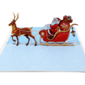 Miniatyrbilde 1 av 5: IC 5 stk fargeutskrift 3D julhjort bil jul tre