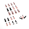 Pikkukuva 3 / 5: IC Butterfly Penetrating Artificial Nail Finish Hepburn Style Nail Patch Removable Portable Nail Plate