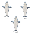 Pikkukuva 5 / 5: Huamade Shark Blanket Hoodie Vuxen - Shark Onesie Adult Bärbar filt - Shark Filt Super Mjuk Mysig Flanell Hoodie Shark Sovsäck 190cm