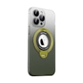 Miniatyrbillede 1 af 4: IC Usynlige Magnetiske Stativ til iPhone 15-serien Etui Frosted Skin Gradientfarver Gradient Grøn iPhone15
