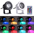 Miniatyrbilde 4 av 5: Utendørs LED-lys, Marine Båt Yacht IP65 10W 12V RGB LED Spot Light Regntett med Fjernkontroll..DEBUNS