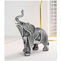 Pikkukuva 4 / 4: IC Resin Doodle Elephant Sculpture Pöytäkoristeet