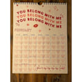 Pikkukuva 4 / 5: 2024 Lyrical Calendar TS Roaring Twenties Taylor-kalenteri, Eras T0ur-kalenteri musiikkijuliste, tyttöjen ja poikien 12 kuukauden kalenterisuunnittelija