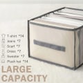 Miniatyrbild 5 av 5: IC 3-pack 7-fack Organizer Kläder Förvaring Hopfällbar Låda Organizer