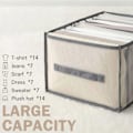 Miniatyrbillede 5 af 5: IC 3st 7 Faks Organizer Tøj Opbevaring Foldbar Kasse Organizer