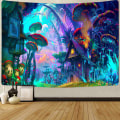 Miniatyrbild 2 av 5: IC Hippie hängande väggbonad C28